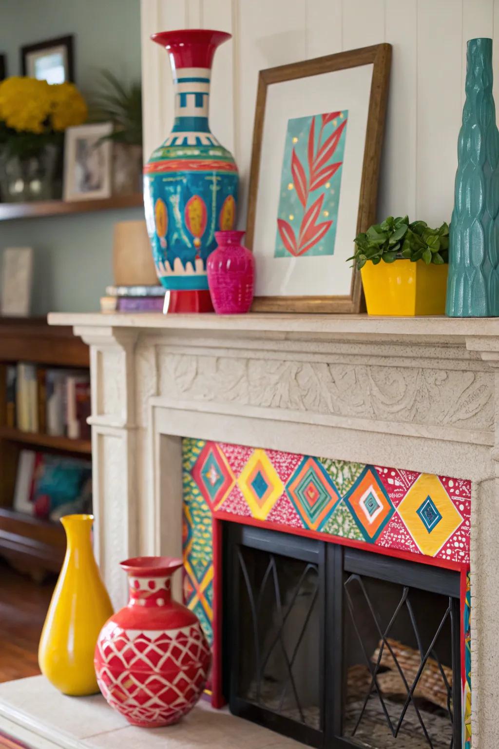Make a statement with bold colors.