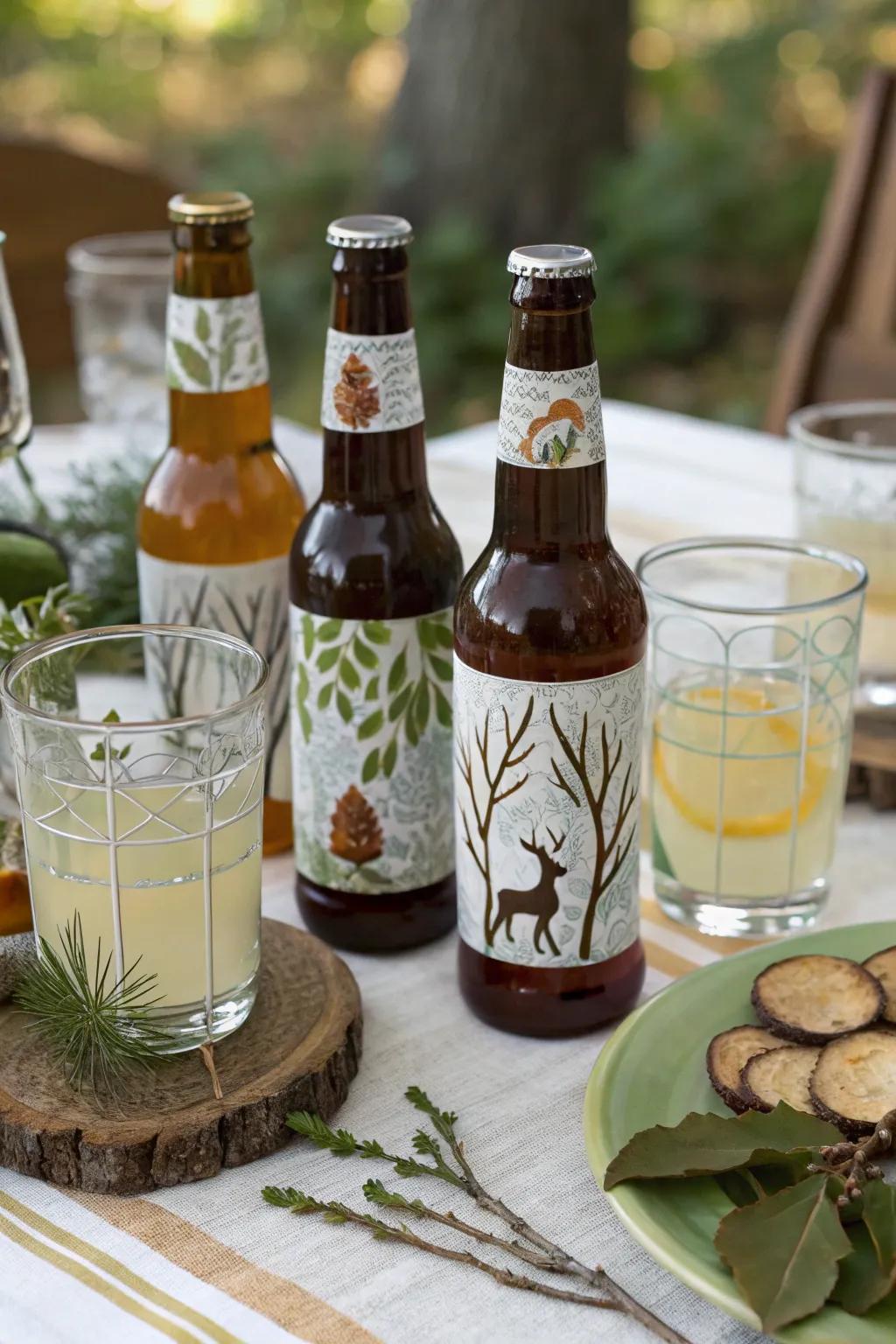 Refresh your guests with themed beverages.