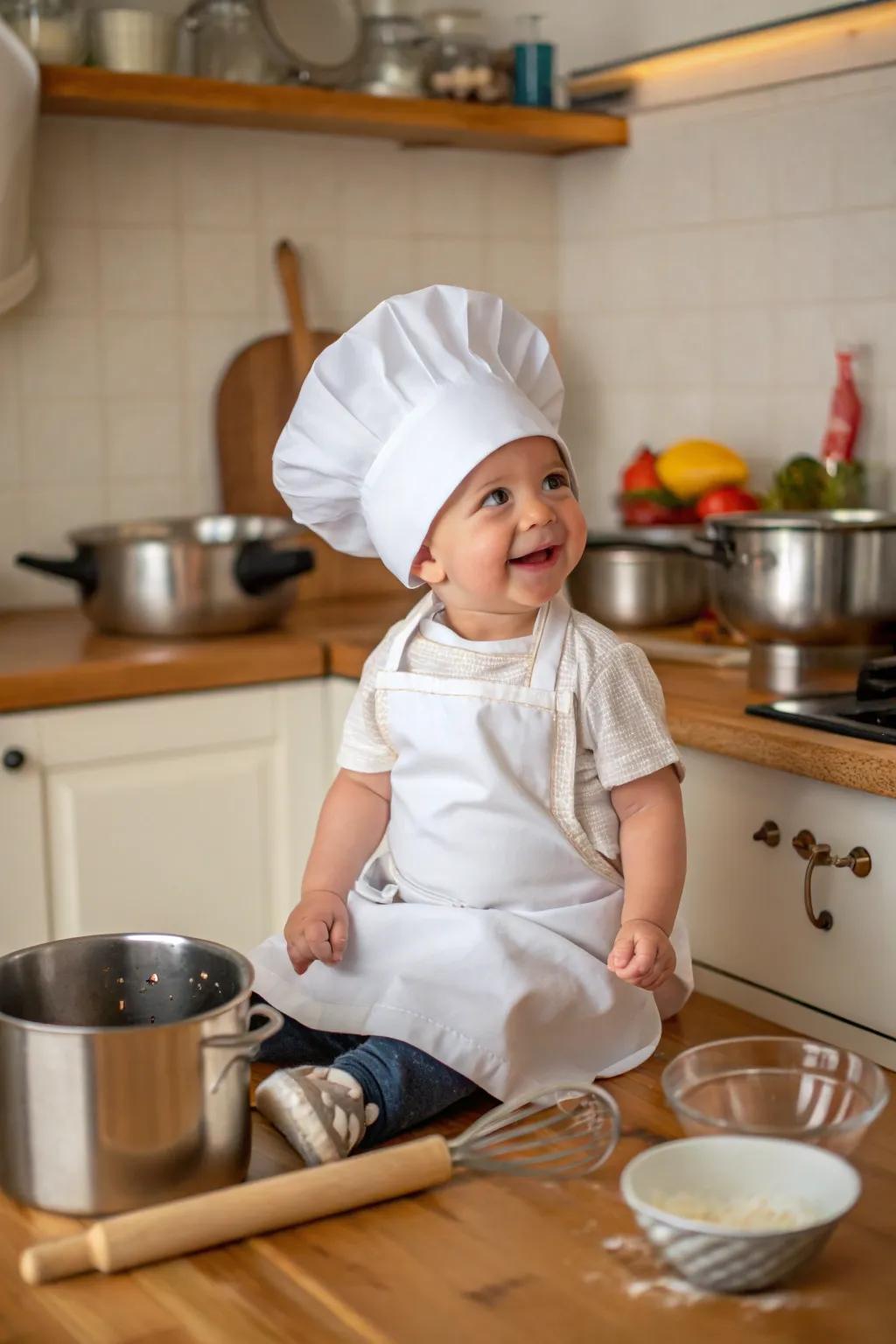 Whip up cuteness with this chef costume.