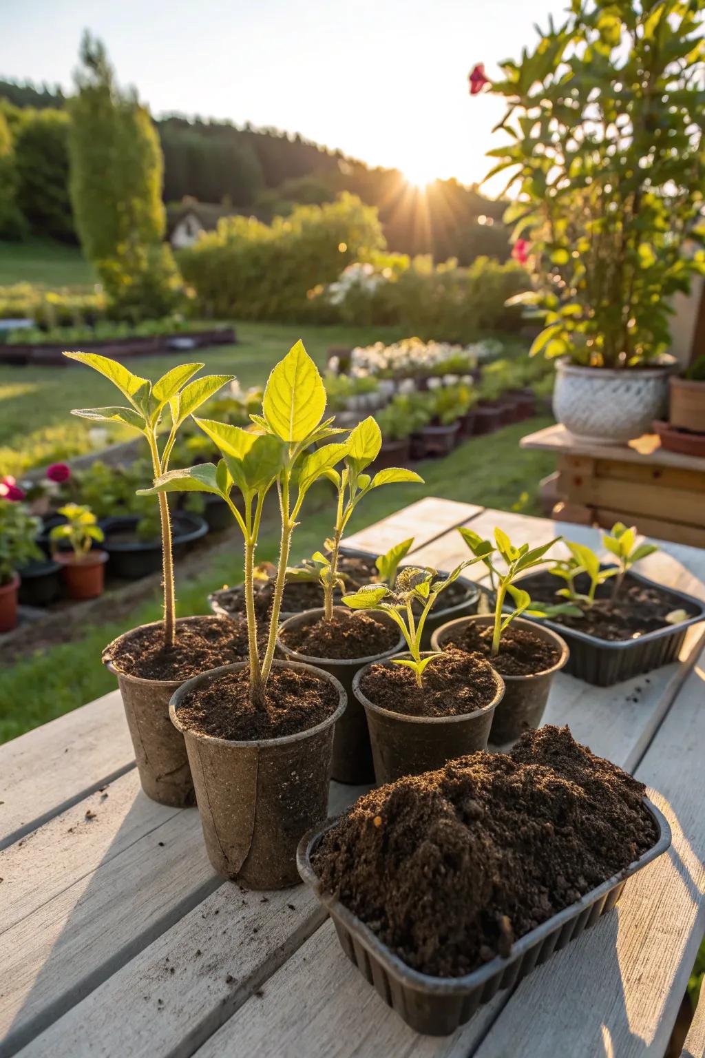 Growing from cuttings is an economical way to expand your garden.