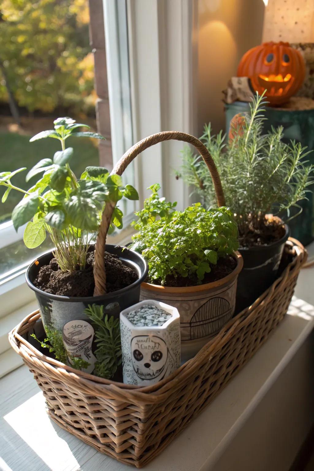 An enchanted garden kit for the plant lover's Halloween.