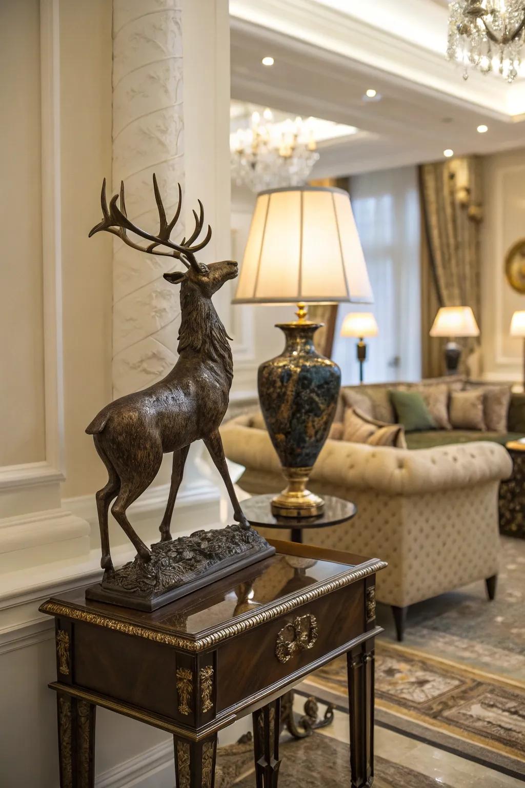 Wildlife sculptures bring elegance and creativity to your space.