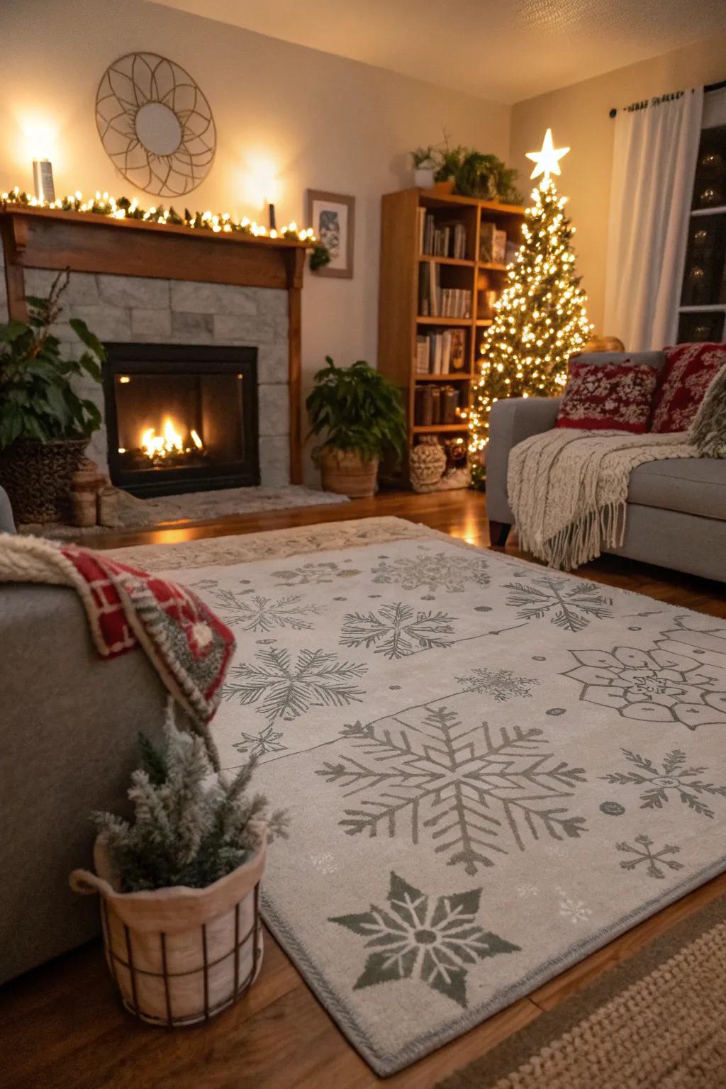 Seasonal floor coverings add a festive touch to your home decor throughout the year.