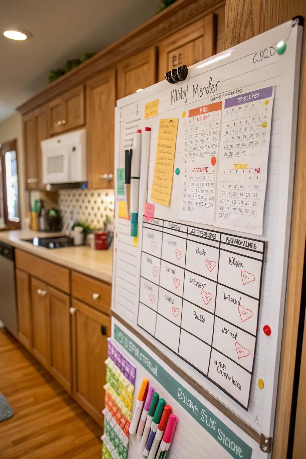 Keep the family organized with an interactive schedule.