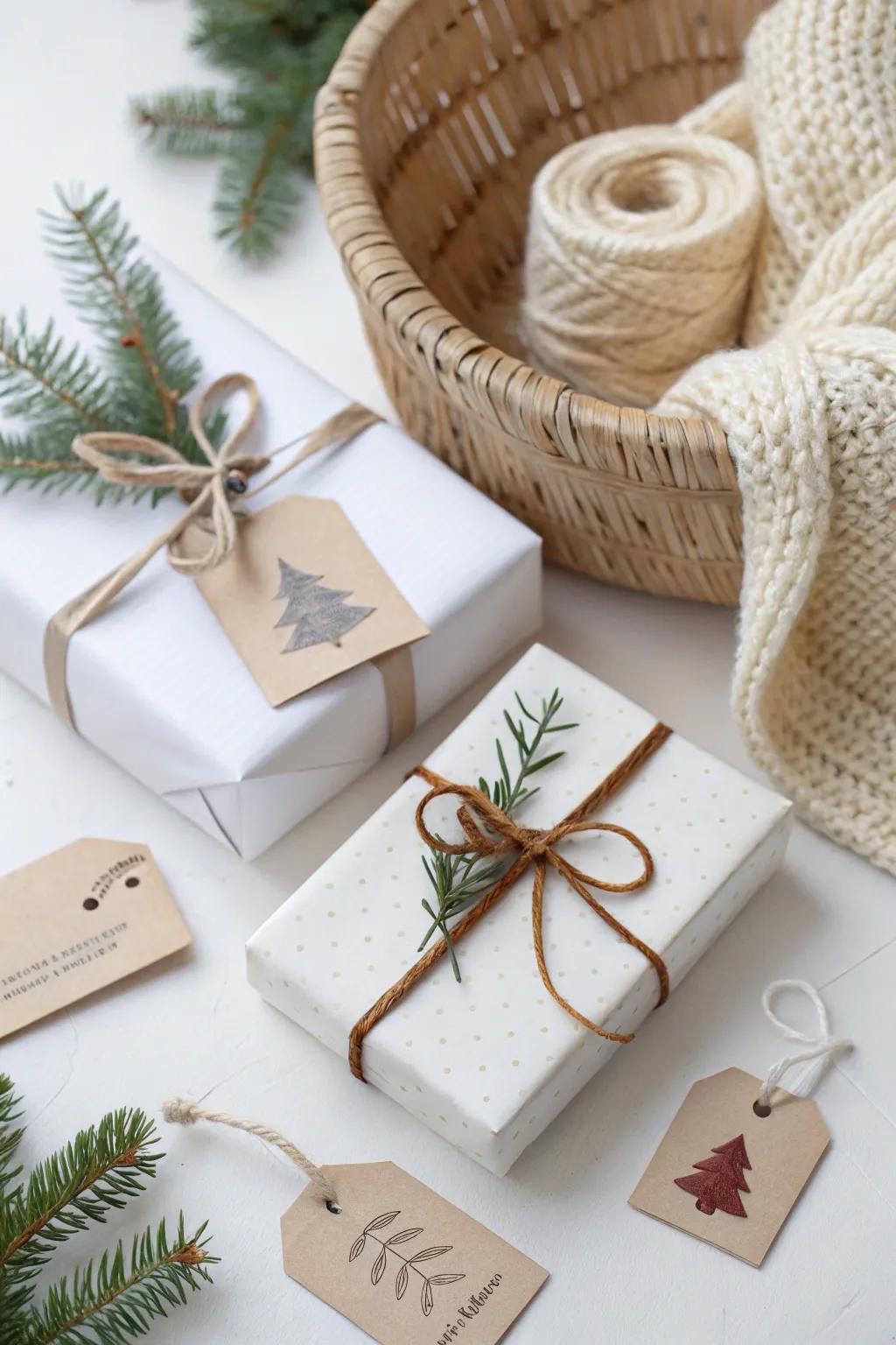 Mindful gift-giving featuring meaningful presents and handmade items.