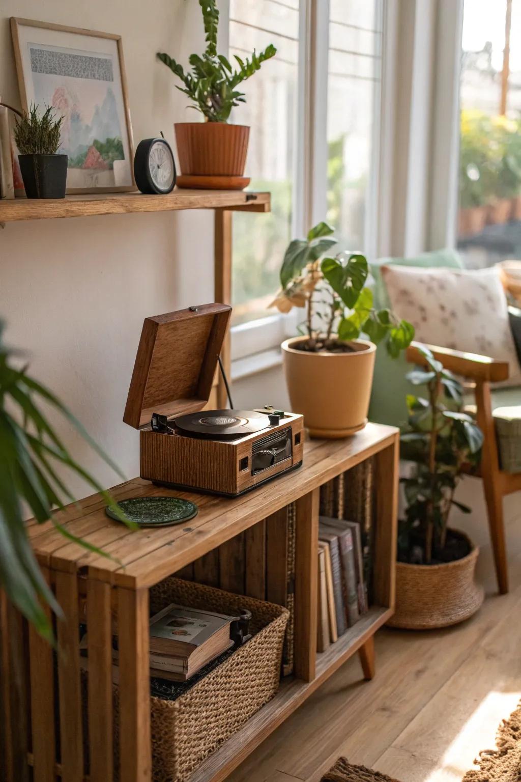 An eco-friendly melody chest that aligns with sustainable living.