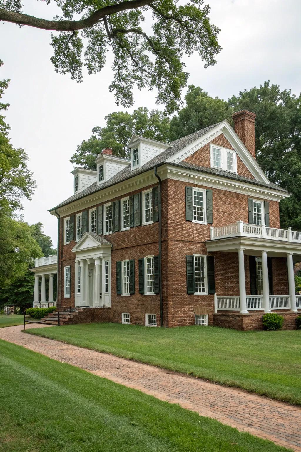 Frames in the colonial style infuse timeless elegance into homes of classic design.