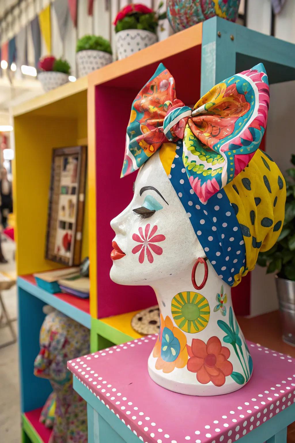 Whimsical patterns infuse a playful spirit into home aesthetics.