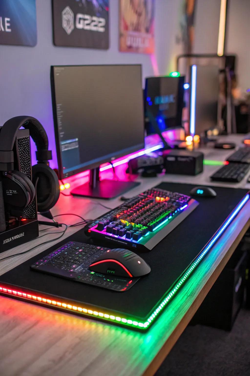Revolutionize your streaming area using dynamic RGB lighting.