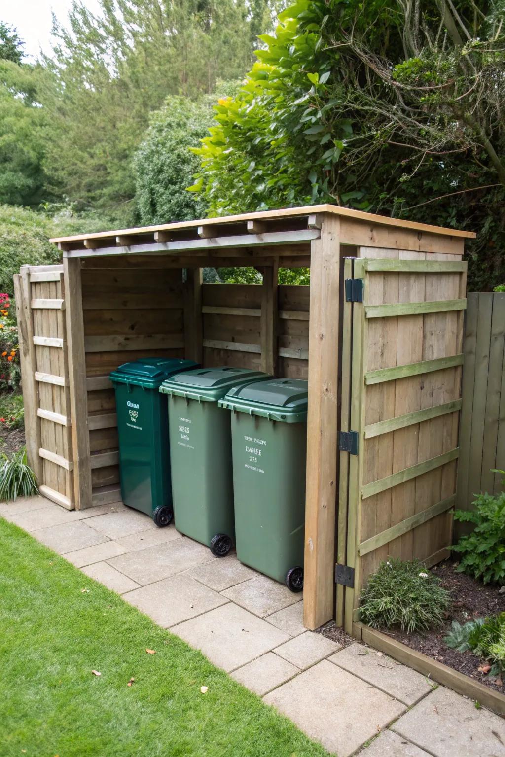 Keep your bins organized with multi-bin storage solutions.