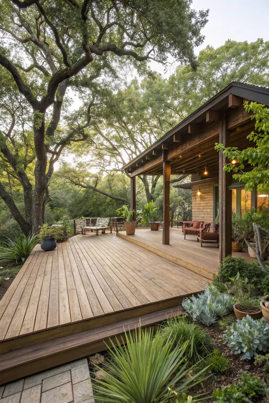 Eco-friendly decks offer beauty with a conscience.