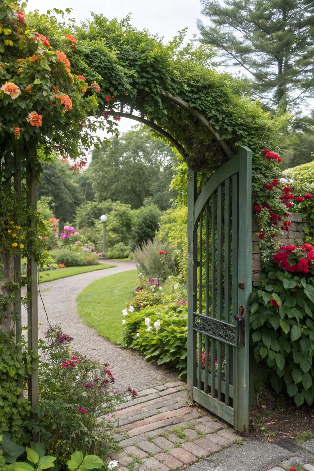 A living entrance that conveys nature directly to your threshold.