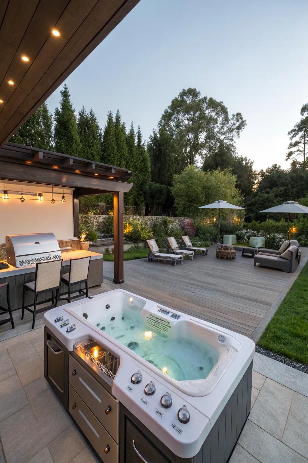 Smart technology brings modern convenience to outdoor living.