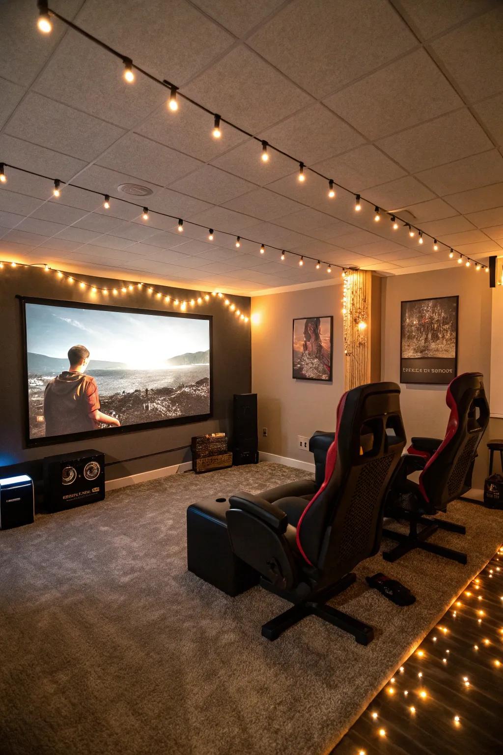 A dedicated video gaming nook for ultimate digital adventures.