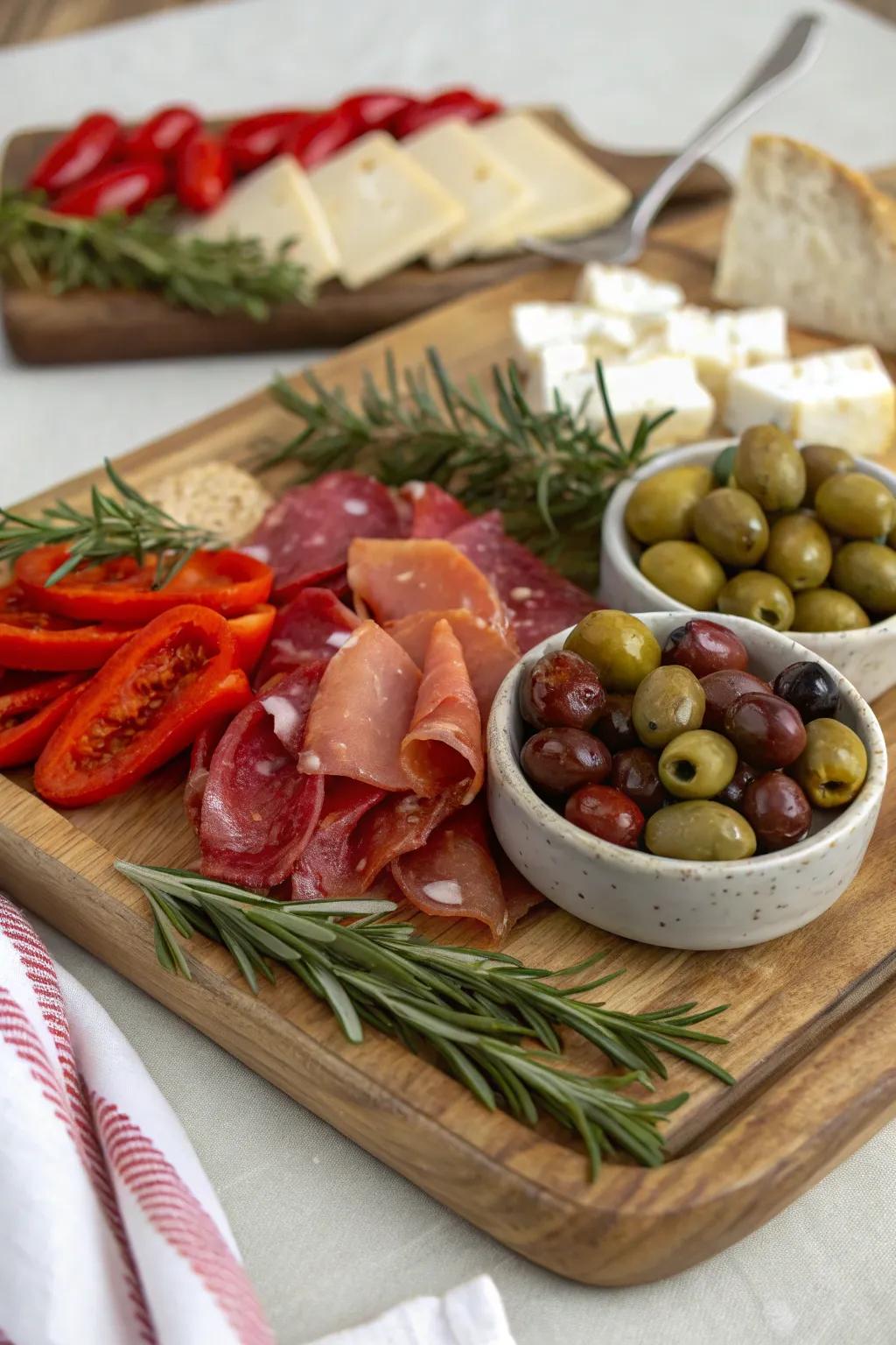 A Mediterranean escape in charcuterie form.