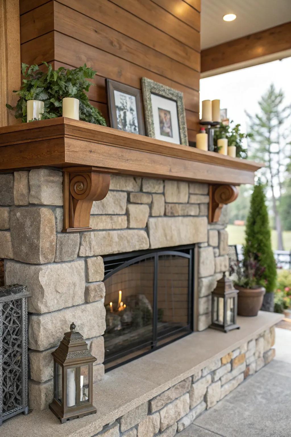 Layered textures bring depth and interest.