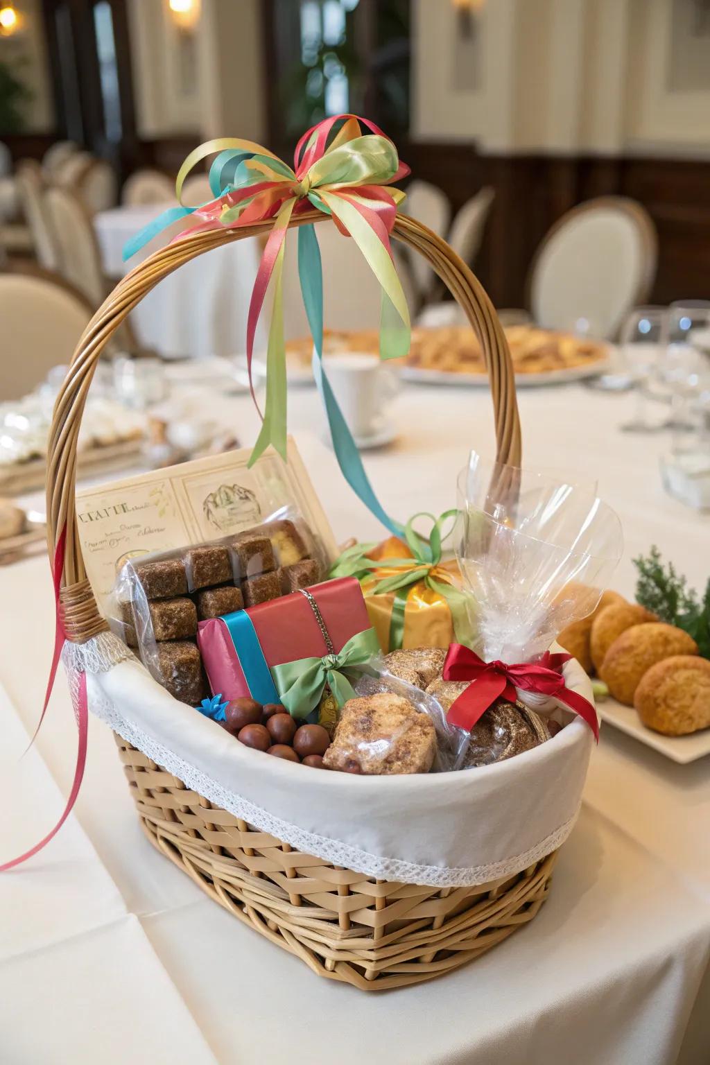 A beautifully handpicked gift basket designed to delight.