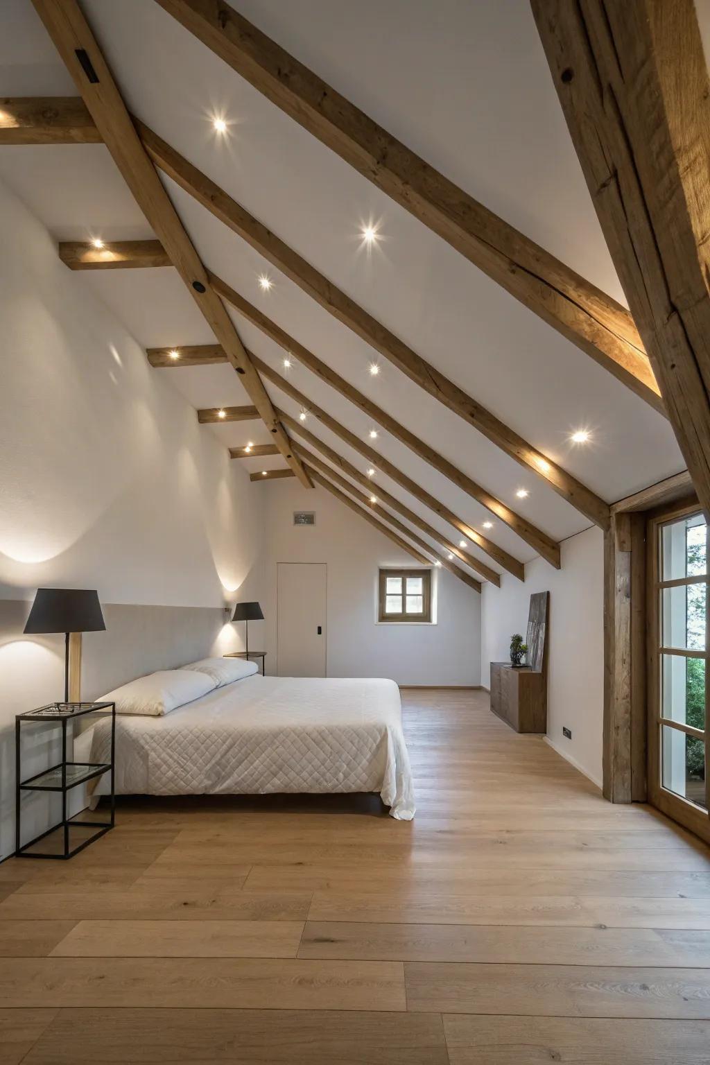 Obtain a smooth appearance with recessed lighting.