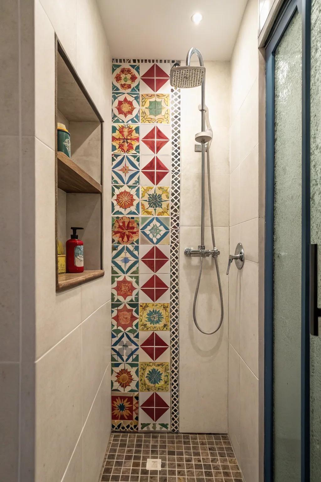 Accent walls can add drama and style to your bathroom.