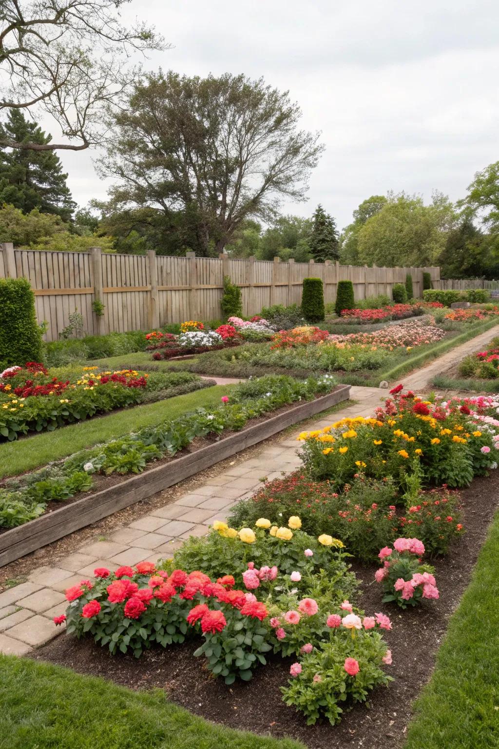 Mulch magic for a tidy and hydrated garden.