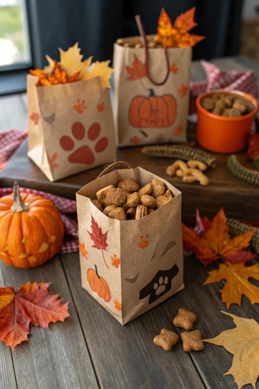 Seasonal surprise packs with fall-themed goodies.