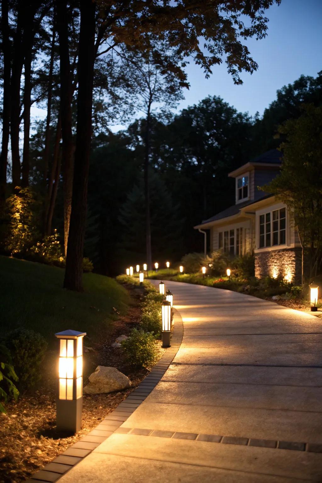 Outdoor lighting boosts both safety and looks.