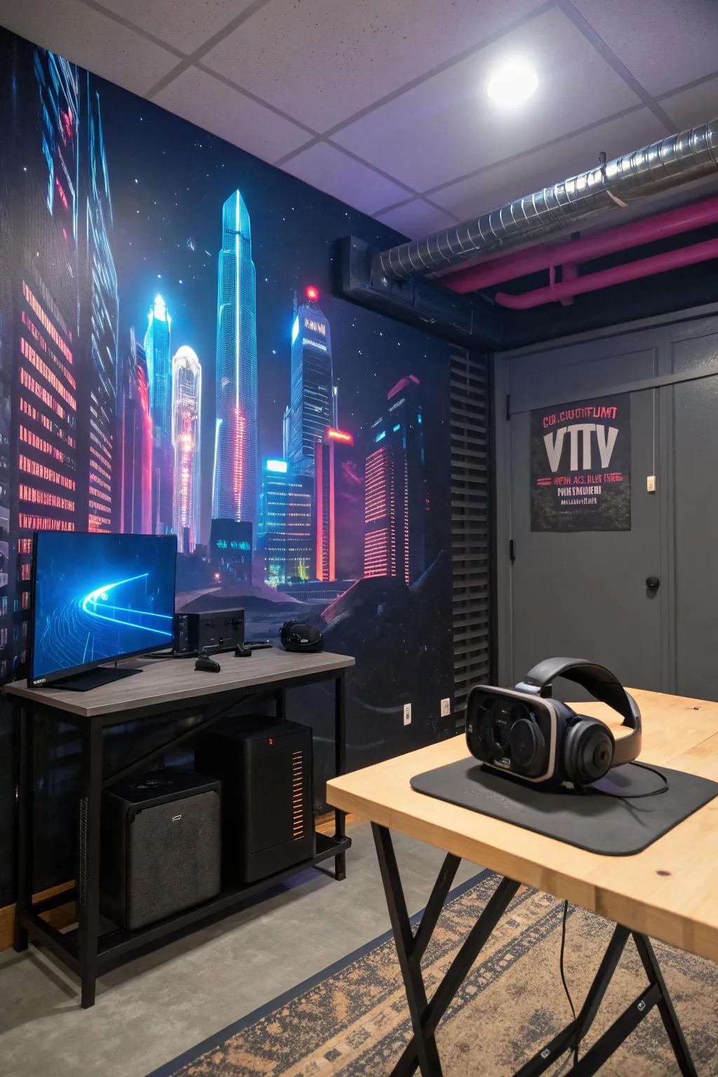 Venture into another dimension with a specialized VR room.