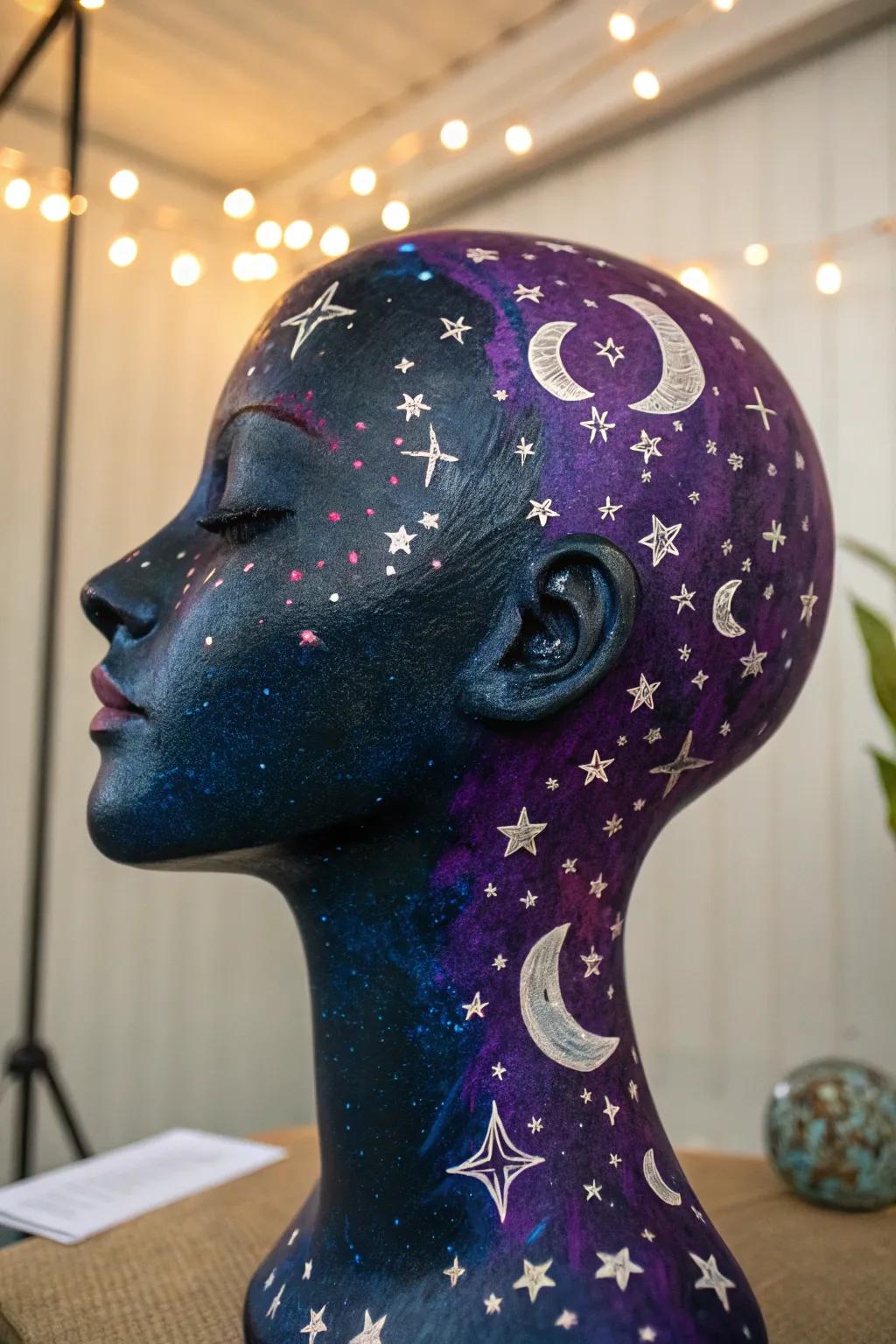 Cosmic themes fashion a captivating, dreamlike aesthetic.