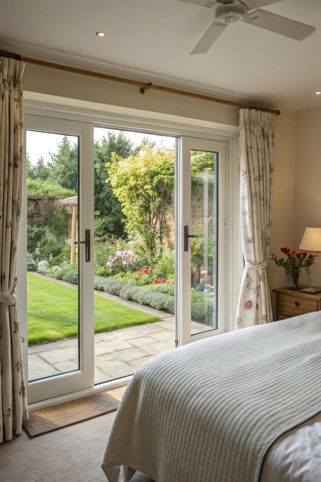 Folding accessways provide the flexibility to transform your interior space.