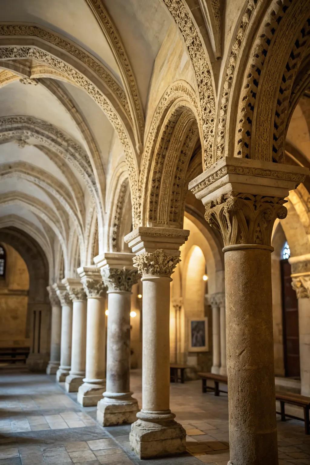 Architectural details that narrate the building's rich story.