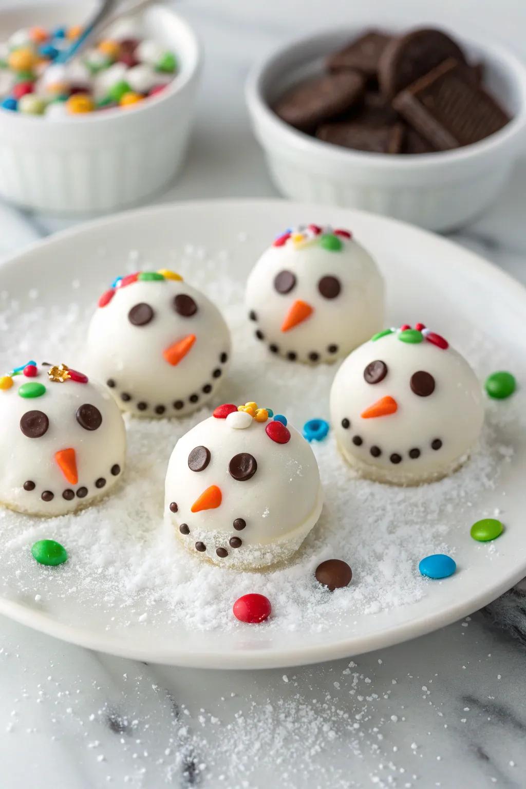 Endearing snowy cookie balls that are almost too lovely to eat.