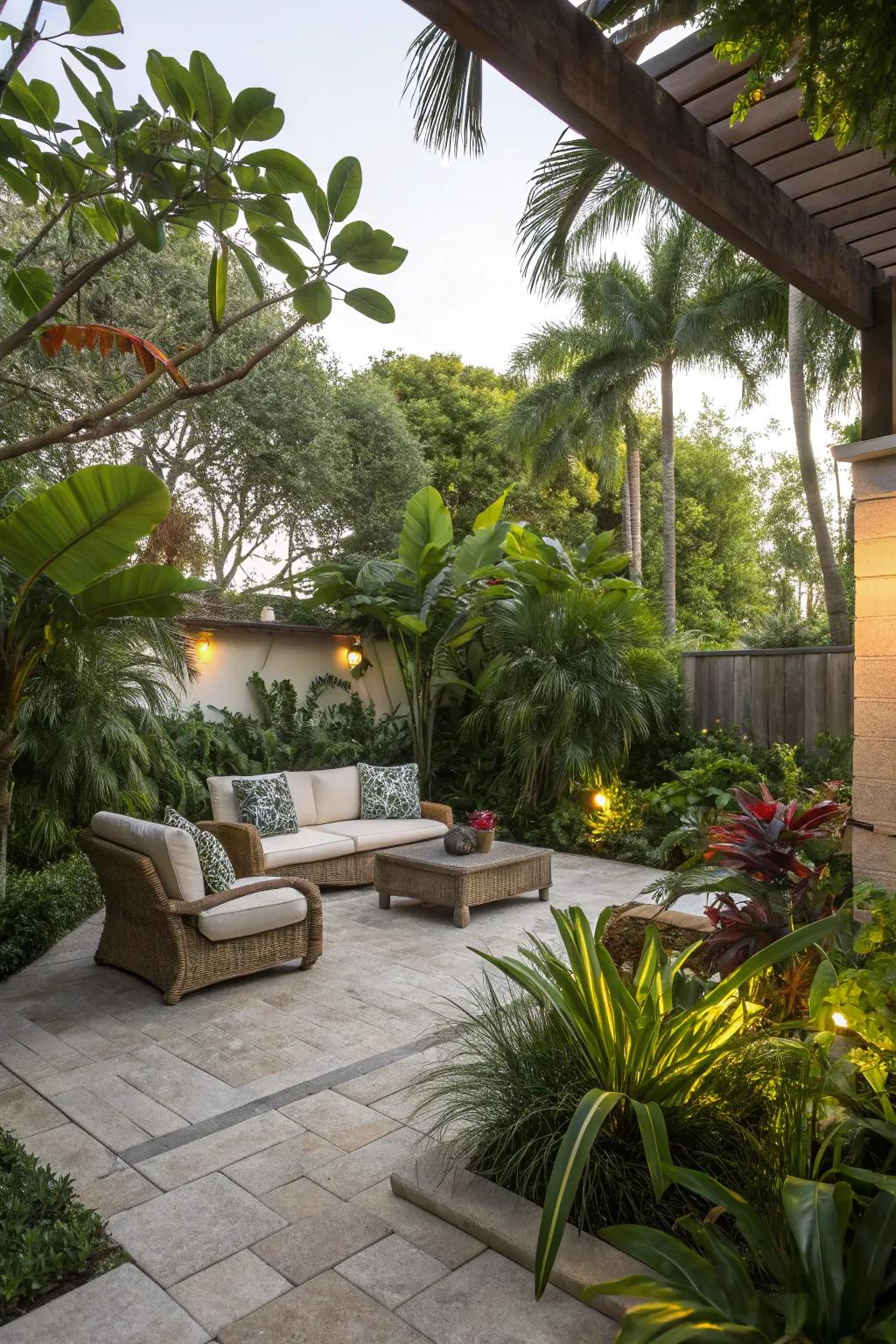 Forge a tranquil outdoor living space attuned perfectly to Florida’s balmy ambiance.