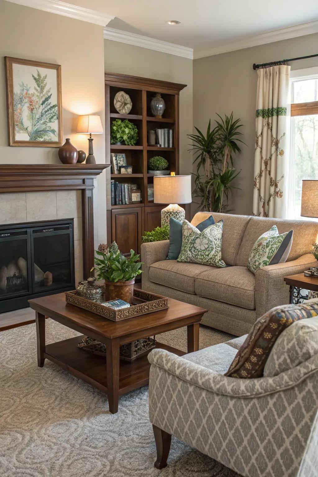 Revitalize your space with a new furniture layout.