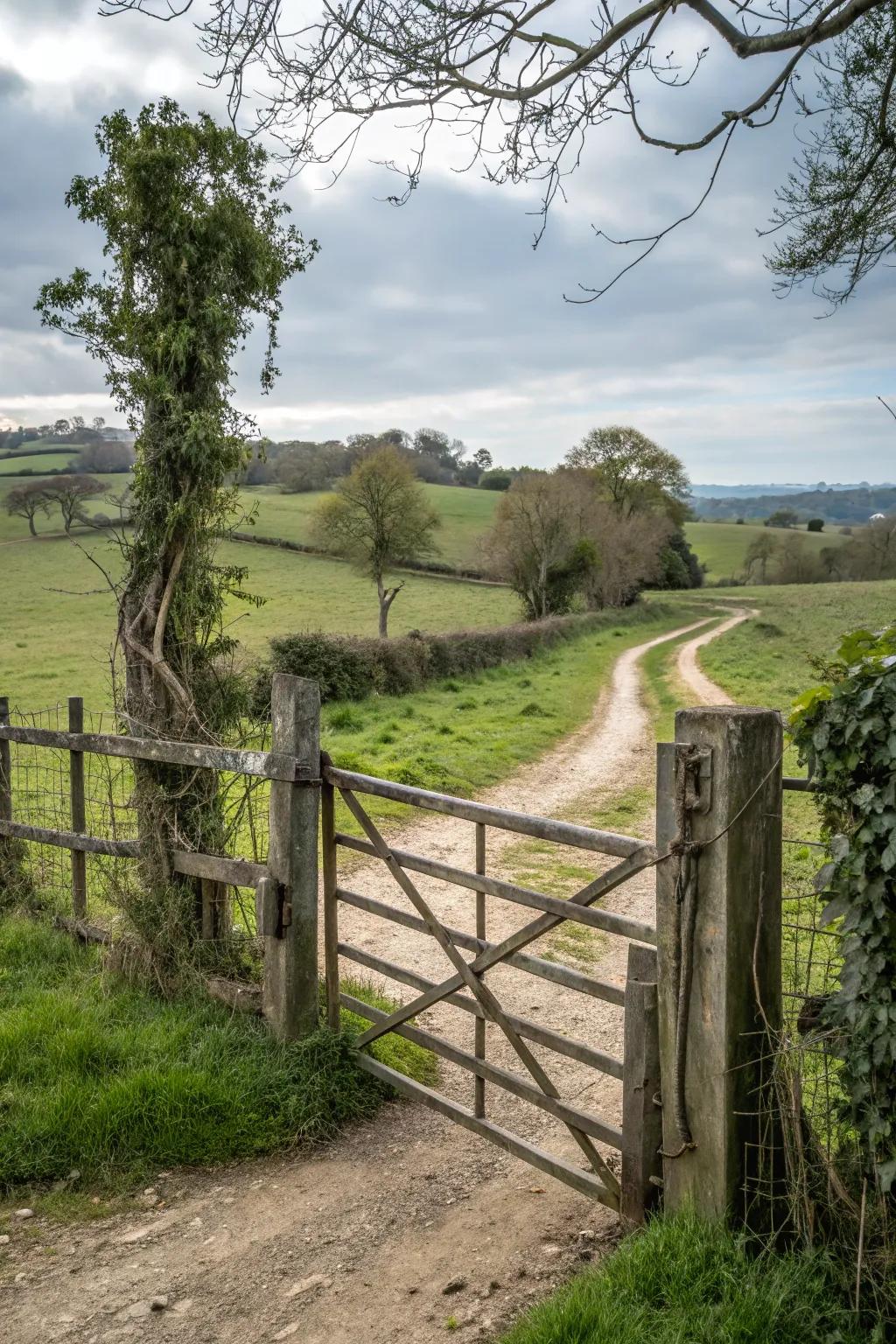 Convey the countryside to your threshold with a barn-inspired entrance.