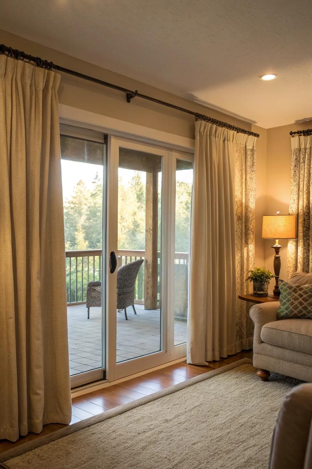 Neutral hues craft a serene and calm atmosphere.