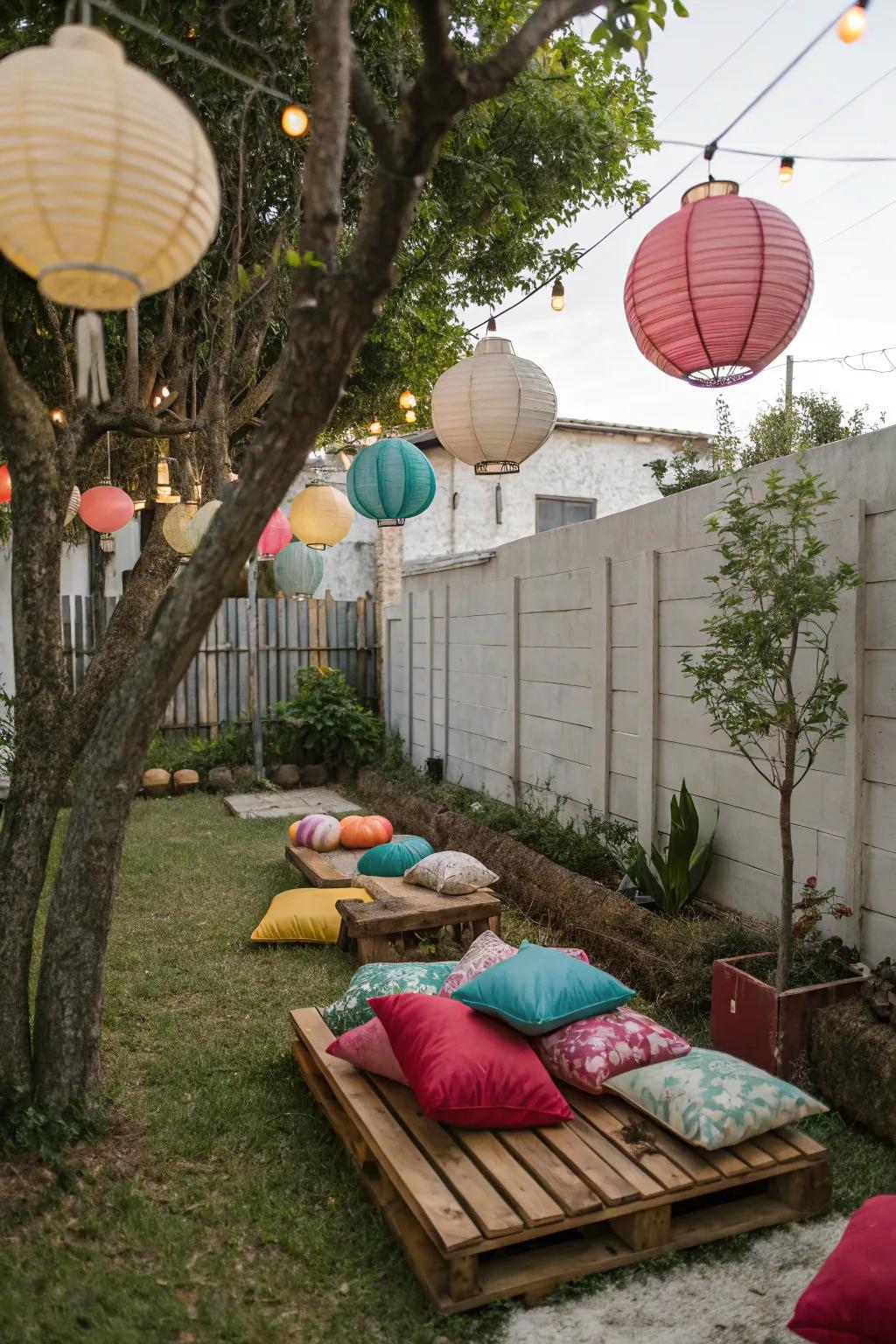 Ornamental accents bring coziness and charm to a garden.