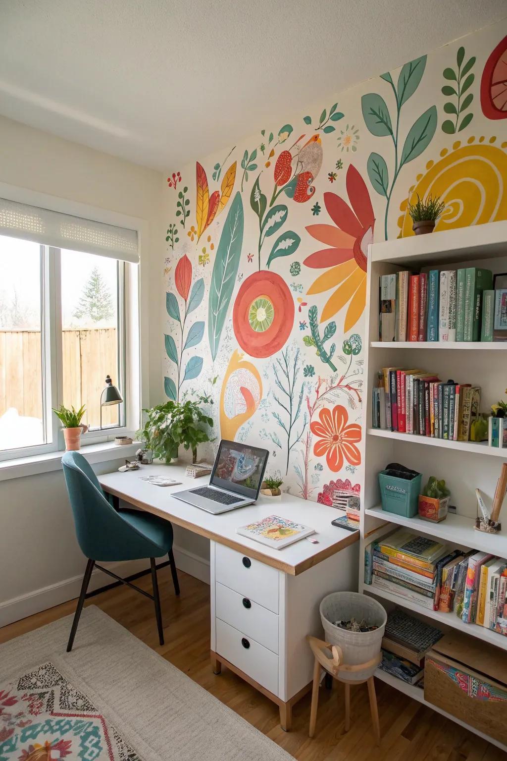 Unleash your creativity with a custom mural.