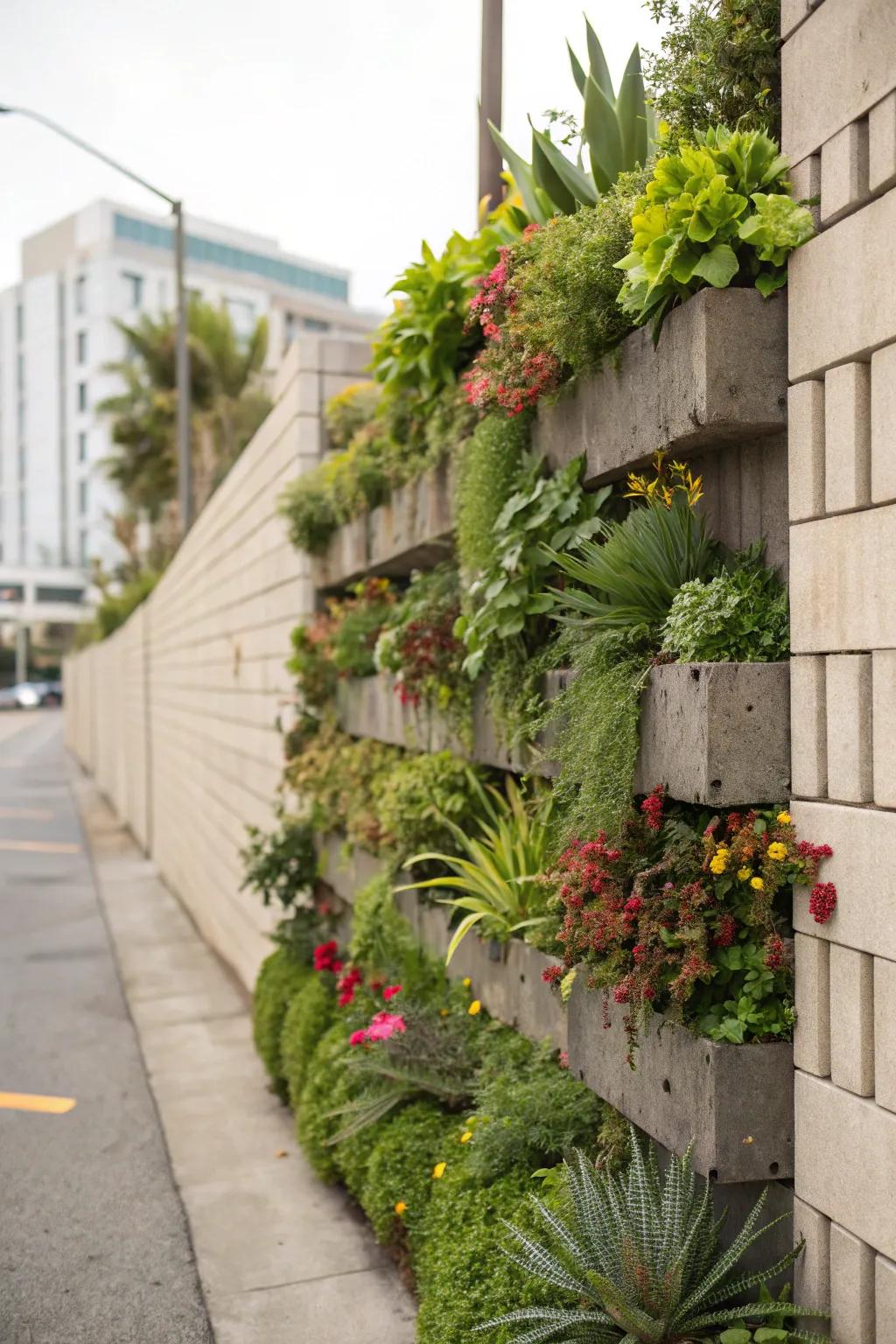 Vertical gardens turn walls into living, breathing art.