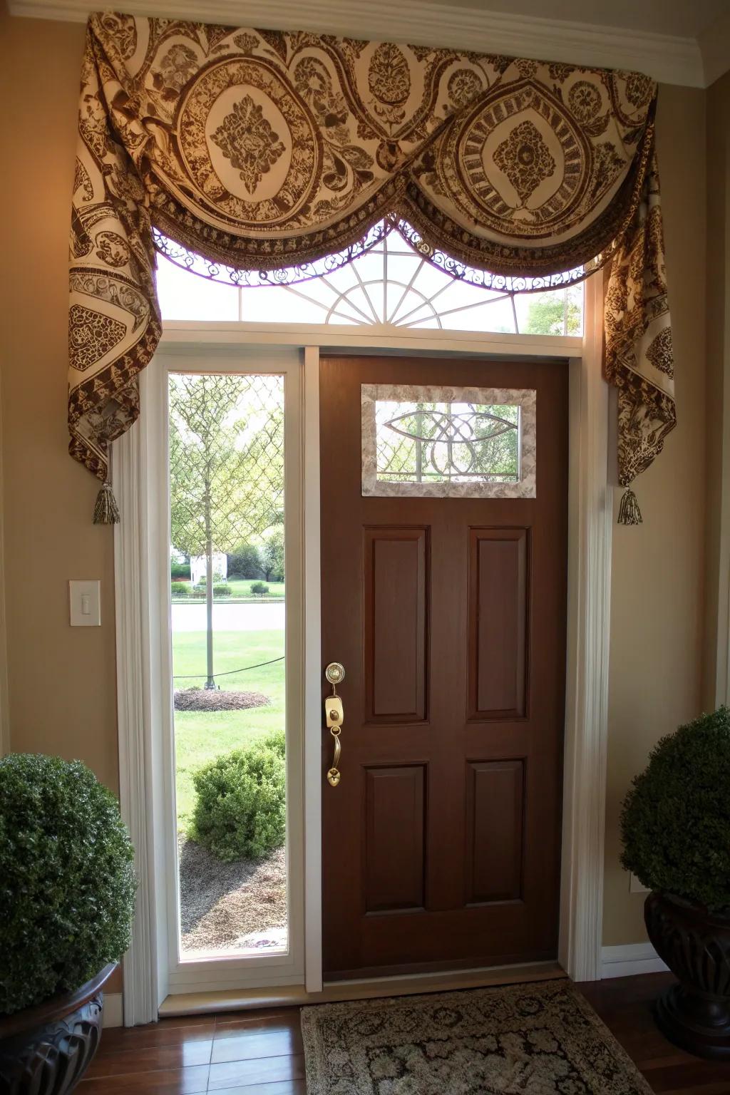 Valances add a decorative layer to your window treatment.