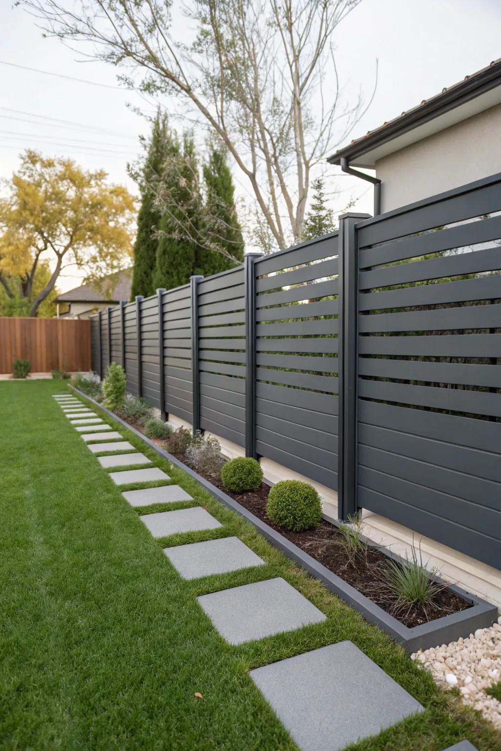 Select low-maintenance synthetic boards for a sleek aesthetic.