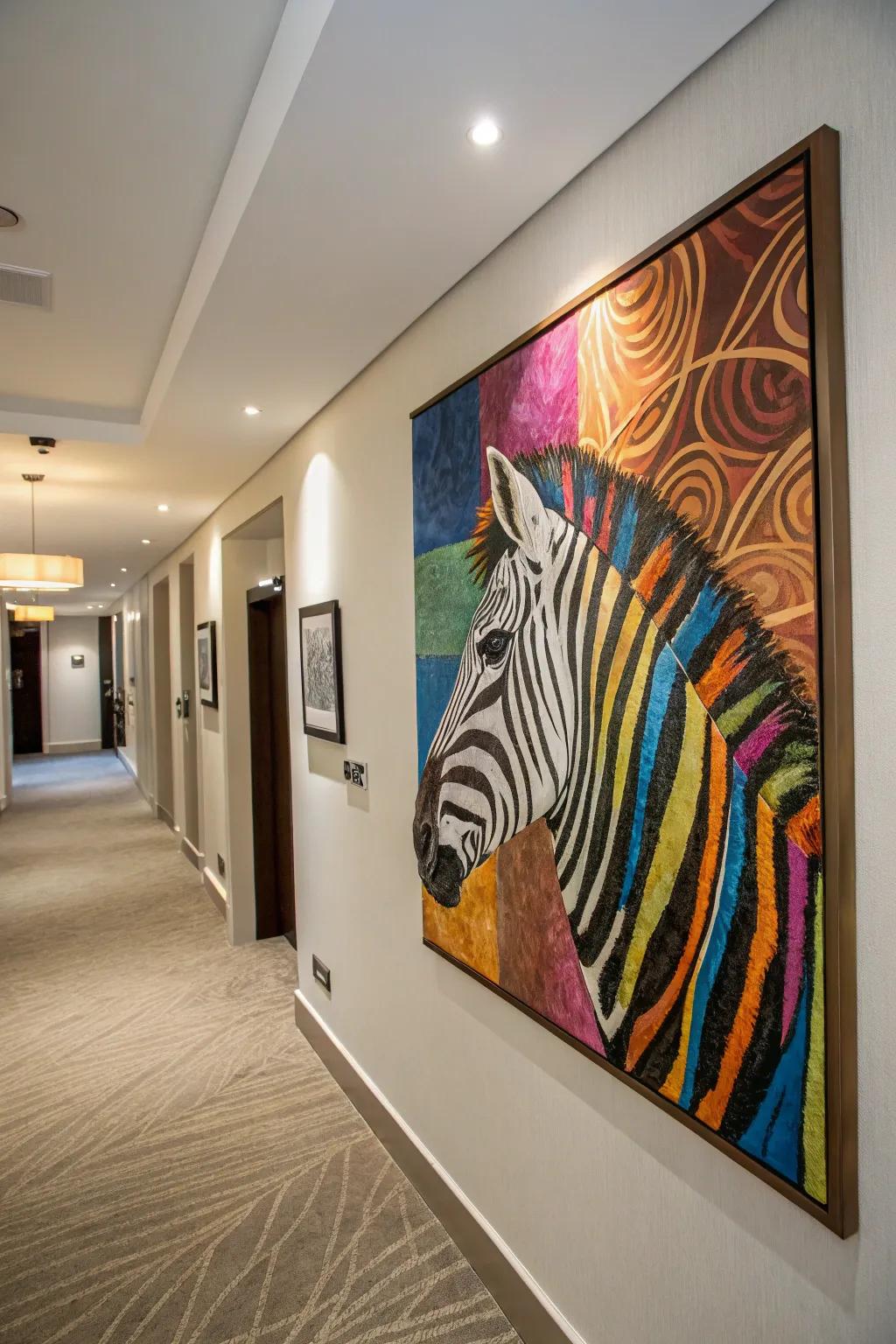 Add humor through wild animal prints.
