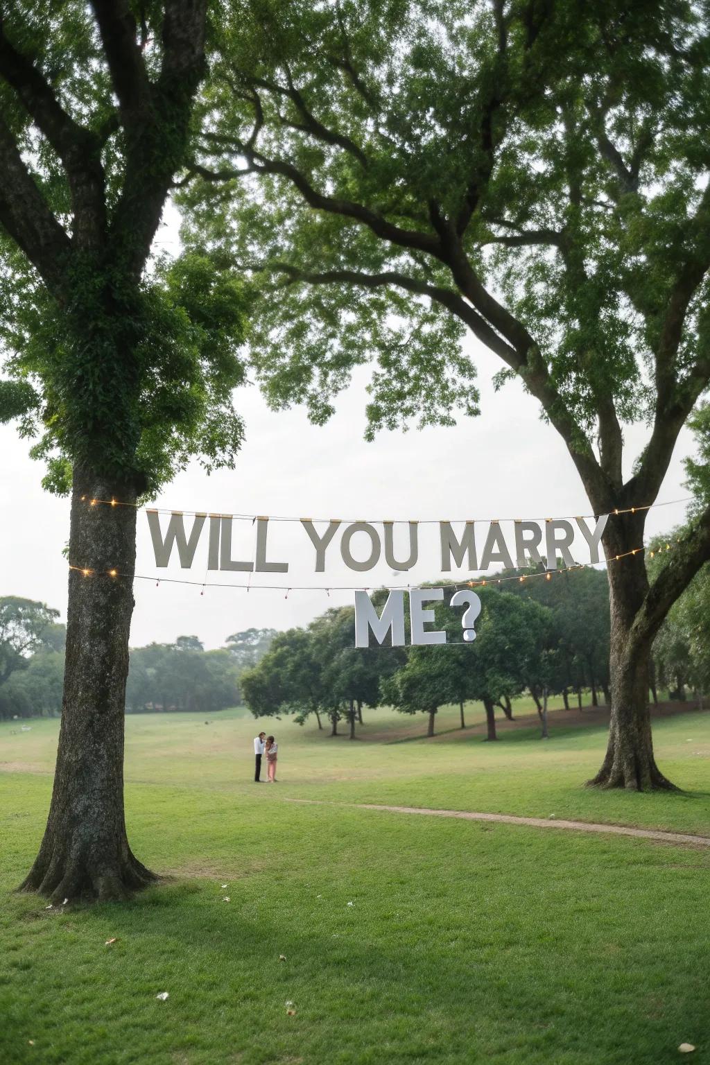 Personalized banners make your proposal truly unique.