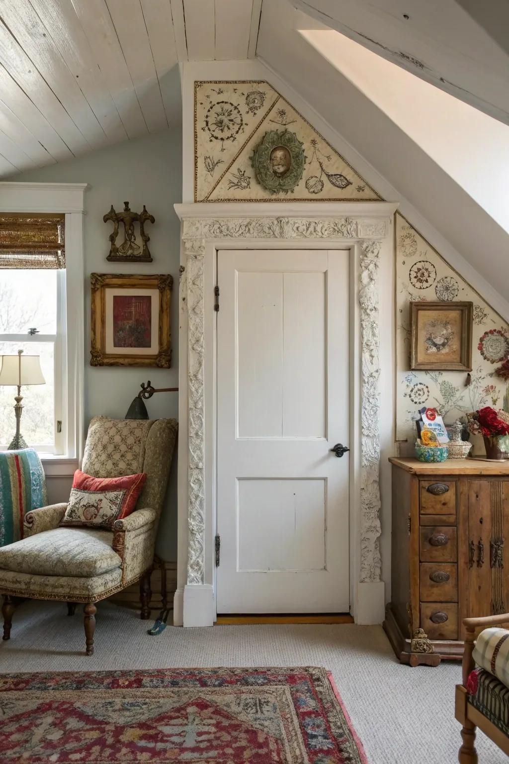 Retro-inspired trim evokes nostalgia.