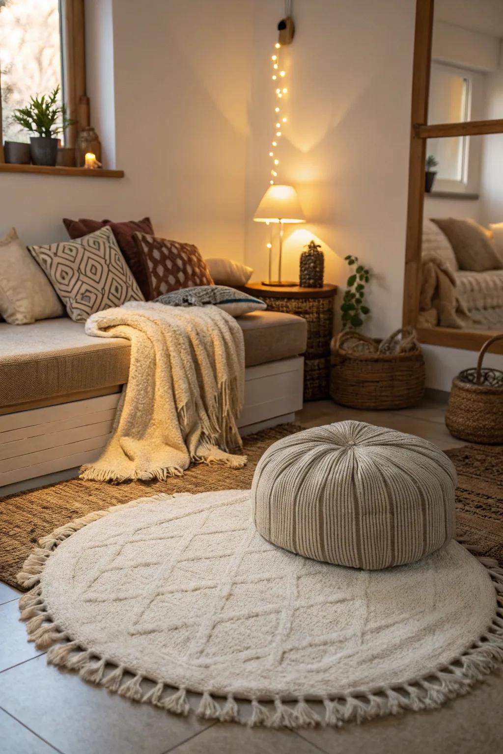 High-pile floor coverings are an invitation to unwind and luxuriate in comfort.