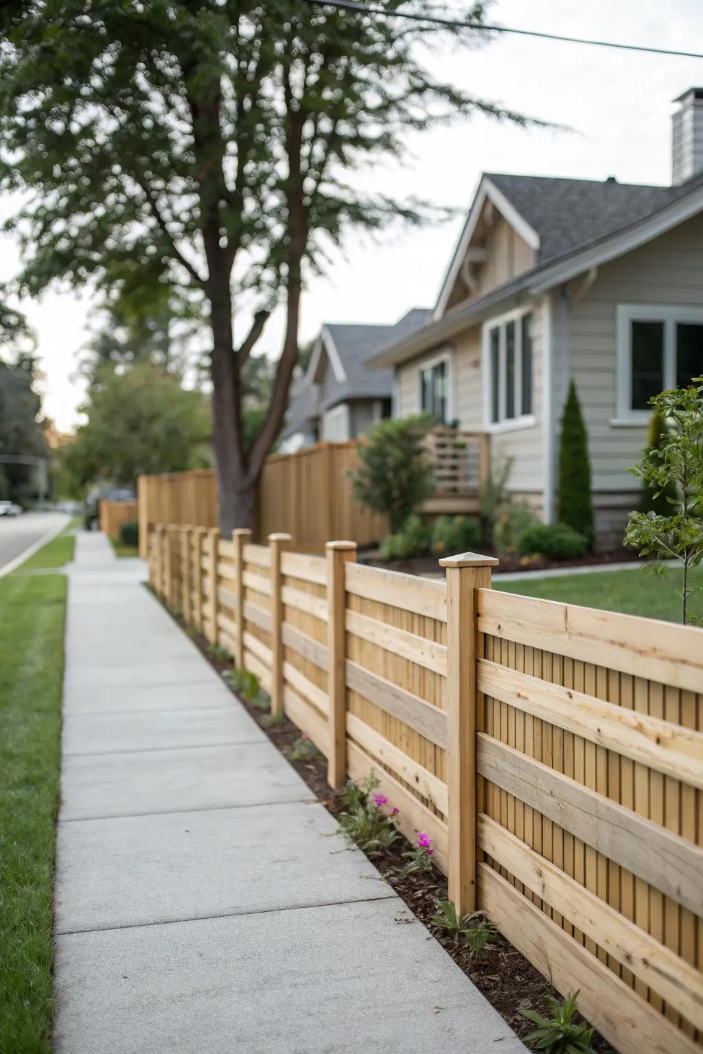 Simple and functional fences blend effortlessly with your home.