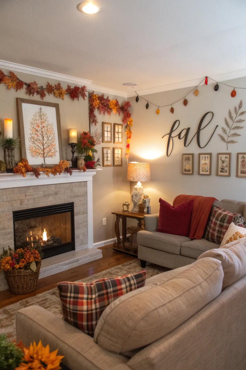 Celebrate the seasons with a themed word wall that evolves year-round.