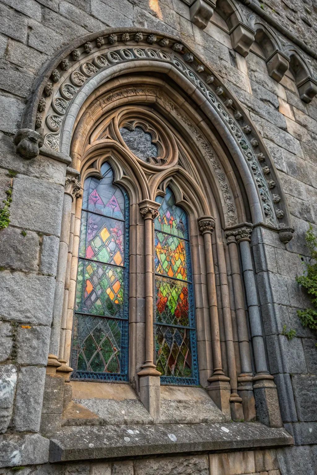 Gothic arches offer a dramatic and historical touch to any home.