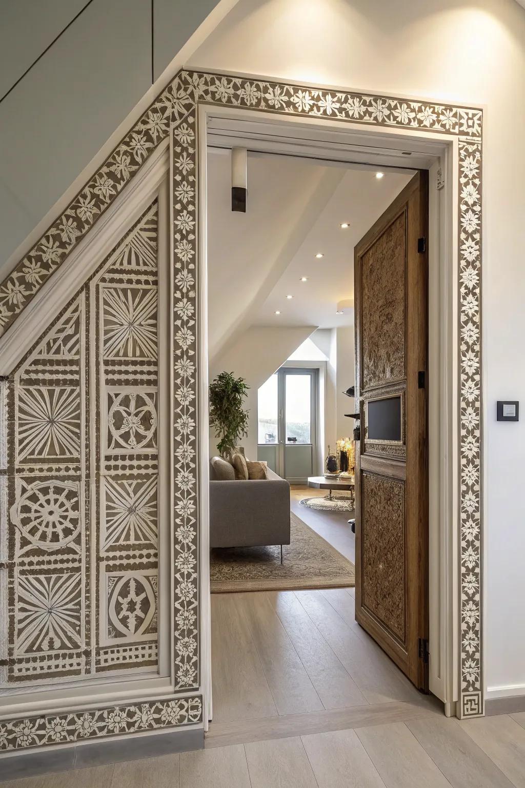 Shape compositions append modern elegance.