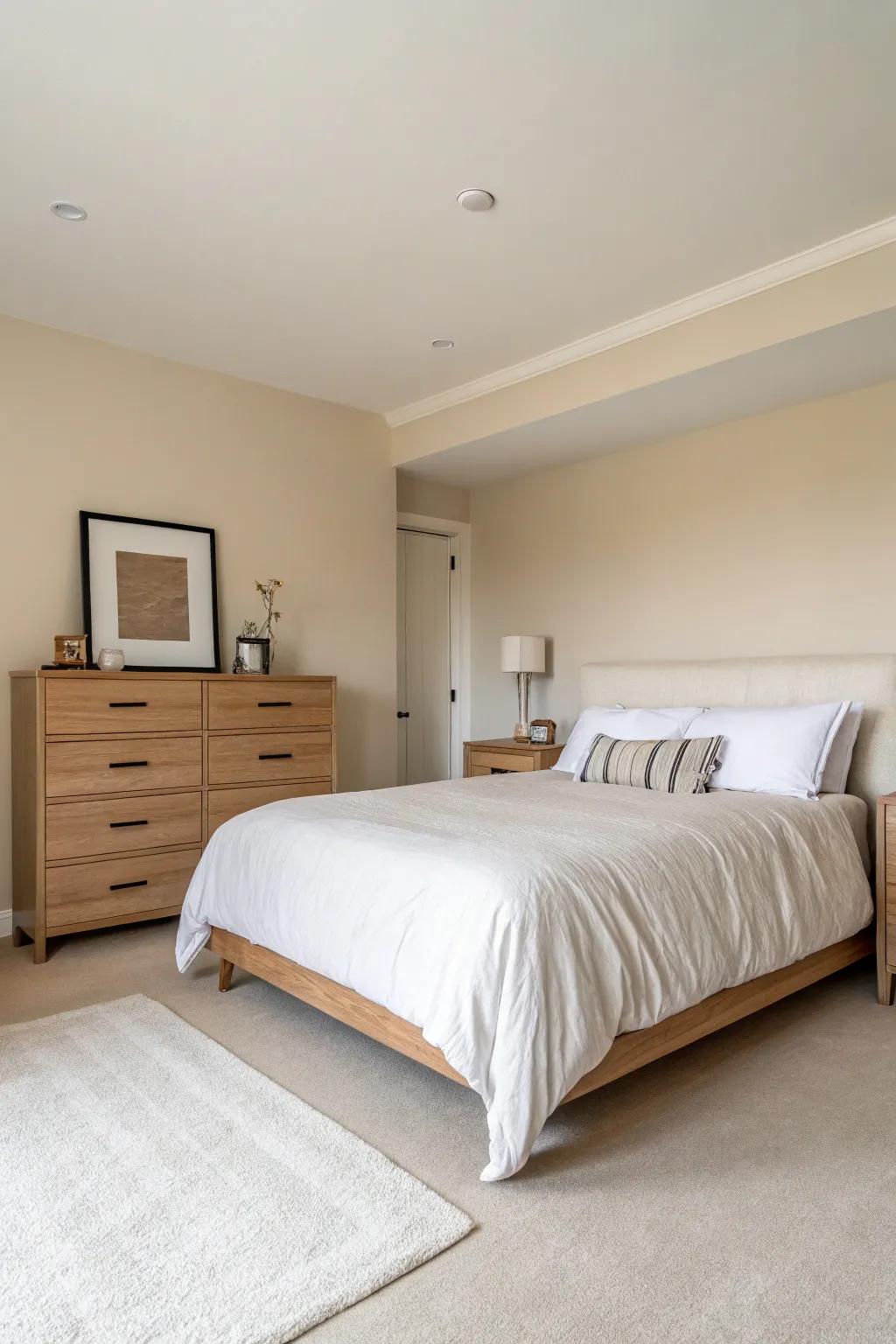 Your bedroom gains tranquility and refinement from minimalist designs.
