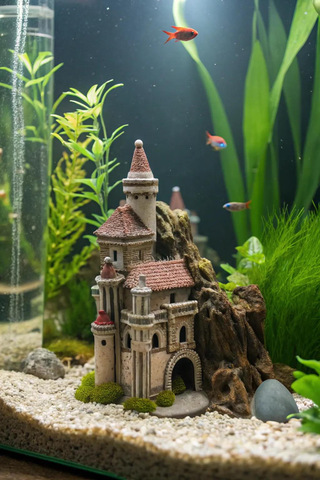 Novelty hideouts add fun and function to your betta's home.